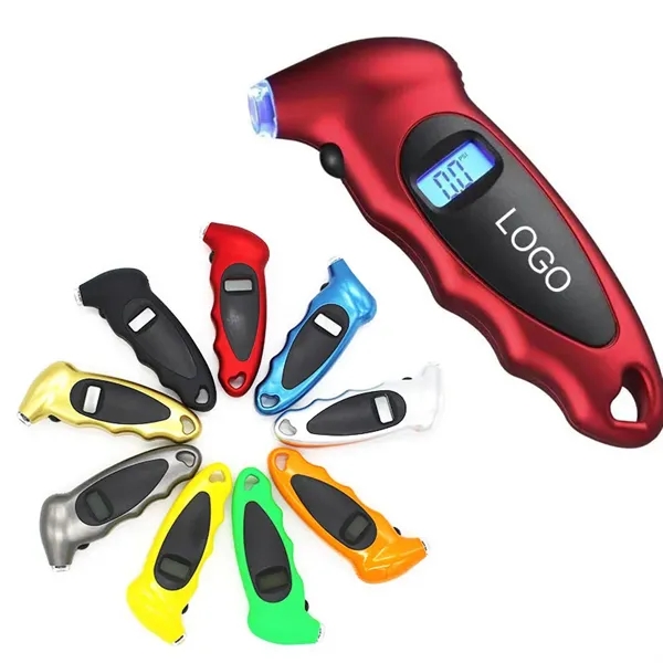150psi Portable Universal Digital Tire Pressure Gauge - 150psi Portable Universal Digital Tire Pressure Gauge - Image 0 of 2