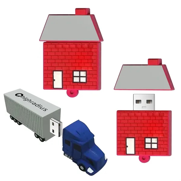 Custom PVC 3D USB Drives-8GB - Custom PVC 3D USB Drives-8GB - Image 3 of 6