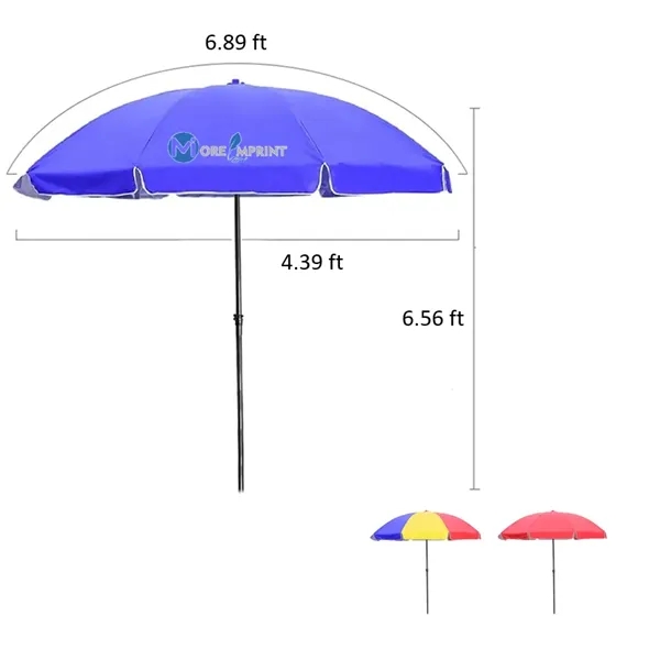 7ft Arc Summer UV Beach Umbrella Tent Canopy Sunshade Shadow - 7ft Arc Summer UV Beach Umbrella Tent Canopy Sunshade Shadow - Image 0 of 2
