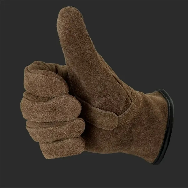 Leather Work Gloves for Men or Women - Leather Work Gloves for Men or Women - Image 2 of 5