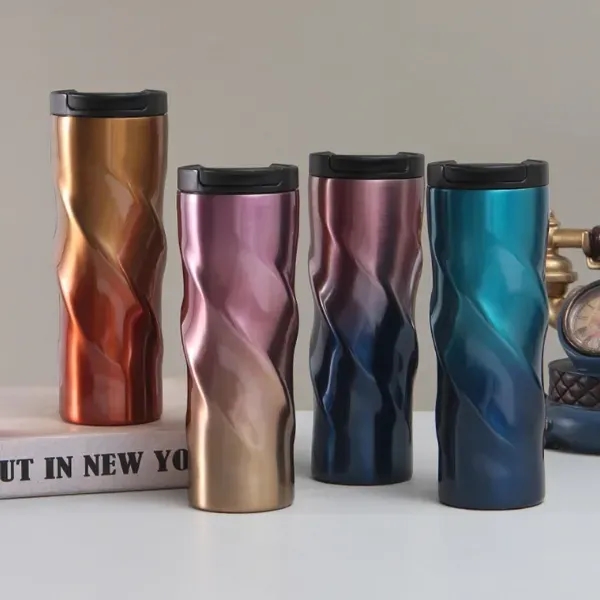 17 Oz Gradient Threaded Vacuum Mug - 17 Oz Gradient Threaded Vacuum Mug - Image 2 of 3
