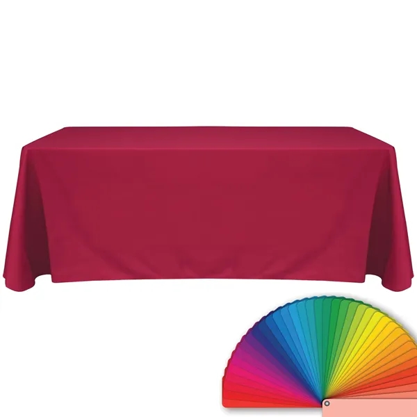 6' Blank Solid Color Polyester Table Throw - 6' Blank Solid Color Polyester Table Throw - Image 0 of 1