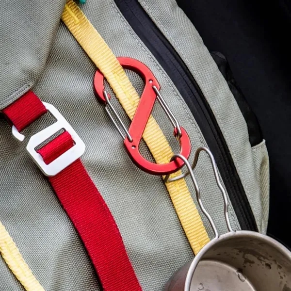 Aluminum S Carabiner Clip - Aluminum S Carabiner Clip - Image 1 of 9