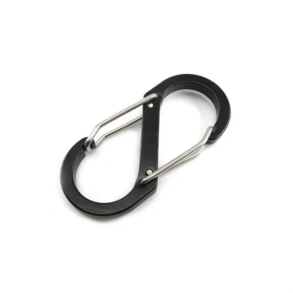 Aluminum S Carabiner Clip - Aluminum S Carabiner Clip - Image 2 of 9