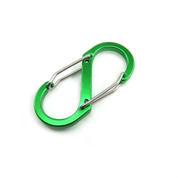 Aluminum S Carabiner Clip - Aluminum S Carabiner Clip - Image 5 of 9
