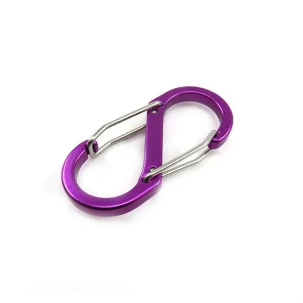 Aluminum S Carabiner Clip - Aluminum S Carabiner Clip - Image 6 of 9