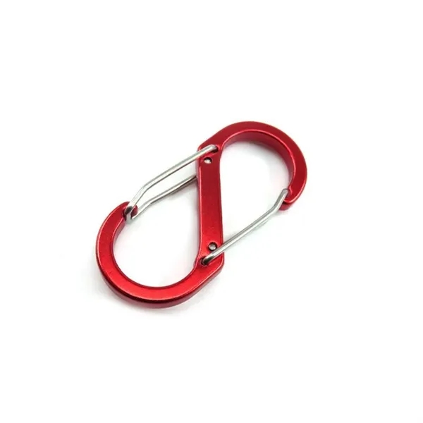 Aluminum S Carabiner Clip - Aluminum S Carabiner Clip - Image 7 of 9