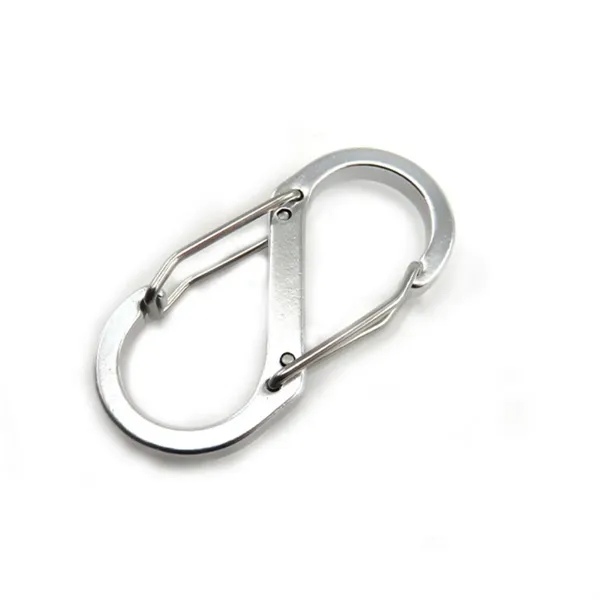 Aluminum S Carabiner Clip - Aluminum S Carabiner Clip - Image 8 of 9