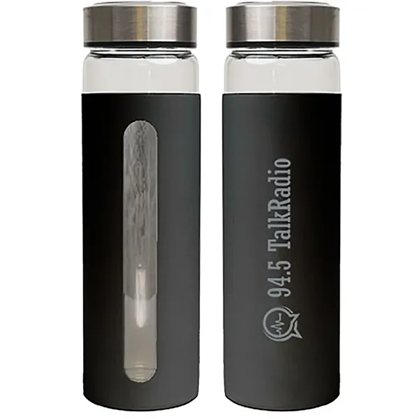 Rideau 600 Ml. (20 Fl.Oz.) Glass Bottle With Aluminum Sleeve - Rideau 600 Ml. (20 Fl.Oz.) Glass Bottle With Aluminum Sleeve - Image 2 of 2