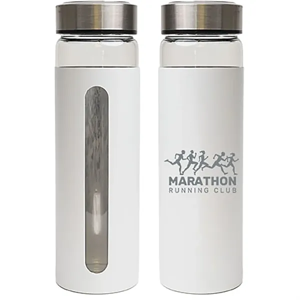 Rideau 600 Ml. (20 Fl.Oz.) Glass Bottle With Aluminum Sleeve - Rideau 600 Ml. (20 Fl.Oz.) Glass Bottle With Aluminum Sleeve - Image 1 of 2