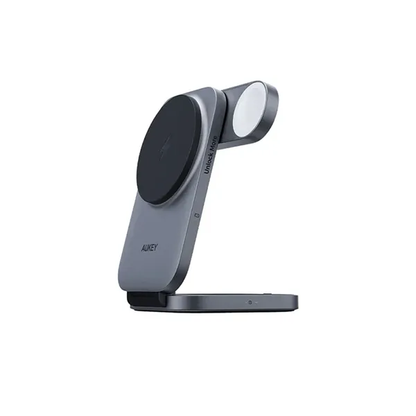 Aukey qi2 Foldable 3-in-1 Magnetic Ultra Fast Wireless Char - Aukey qi2 Foldable 3-in-1 Magnetic Ultra Fast Wireless Char - Image 6 of 14
