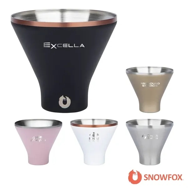 Snowfox® 8 oz. Vacuum Insulated Martini Cup - Snowfox® 8 oz. Vacuum Insulated Martini Cup - Image 0 of 5