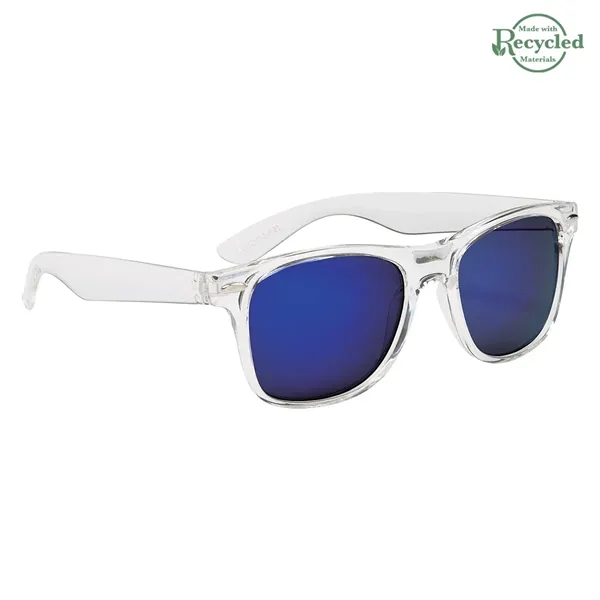 Crystalline Mirrored Malibu Sunglasses - Crystalline Mirrored Malibu Sunglasses - Image 3 of 21