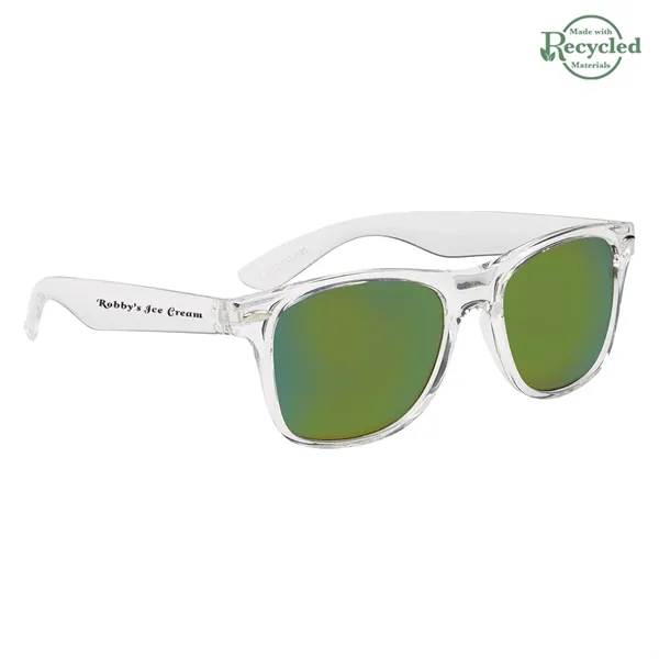 Crystalline Mirrored Malibu Sunglasses - Crystalline Mirrored Malibu Sunglasses - Image 4 of 21