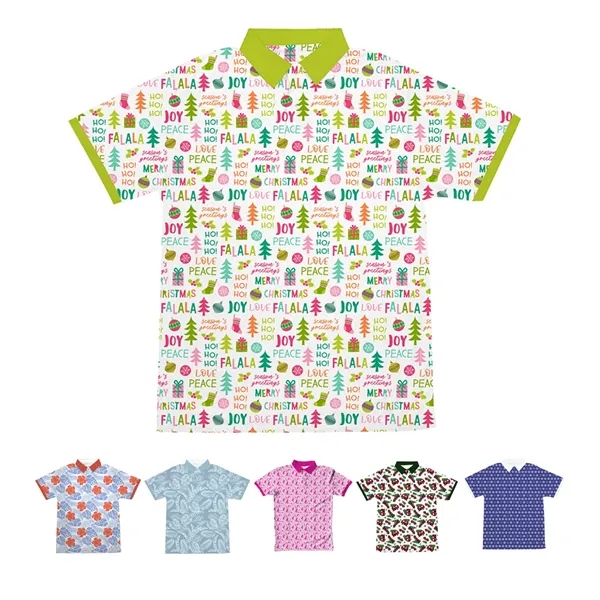 Custom UPF 30+ Fully Sublimated Seasonal Polo