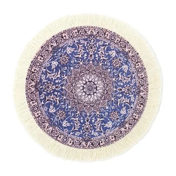 Tassel Carpet Mouse Pad/Rug Coaster Round - Tassel Carpet Mouse Pad/Rug Coaster Round - Image 7 of 7