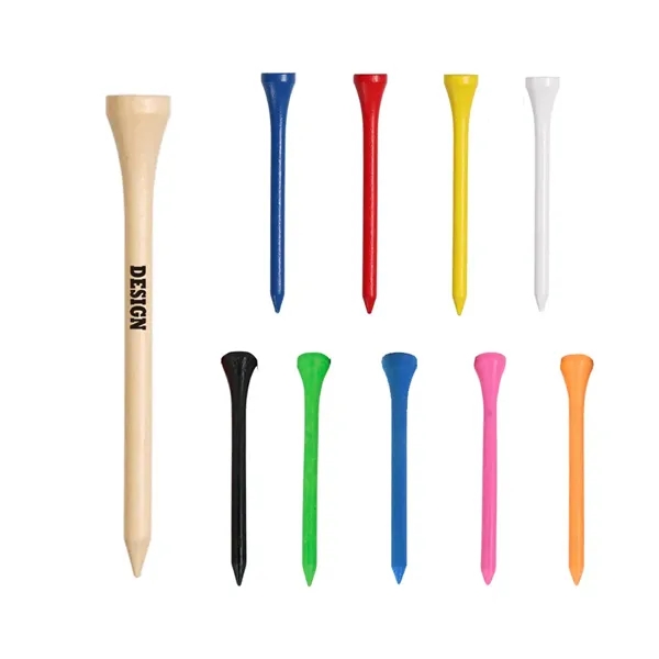 Custom Bamboo Wooden Golf Tees 2 3/4 Inch - Custom Bamboo Wooden Golf Tees 2 3/4 Inch - Image 0 of 12
