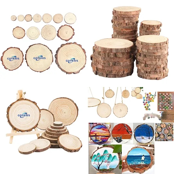 Natural Wood Slices Circles 2''-12.6'' for Arts DIY Crafts - Natural Wood Slices Circles 2''-12.6'' for Arts DIY Crafts - Image 0 of 0