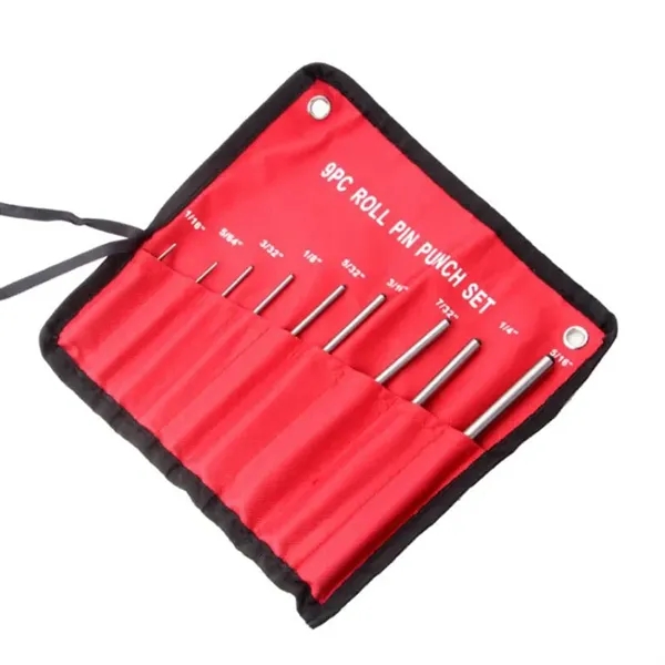 9 Pieces Roll Pin Punch Set - 9 Pieces Roll Pin Punch Set - Image 2 of 2