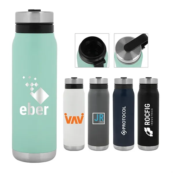 Glisky 20 oz. Double Wall Vacuum Insulated Water Bottle - Glisky 20 oz. Double Wall Vacuum Insulated Water Bottle - Image 0 of 5