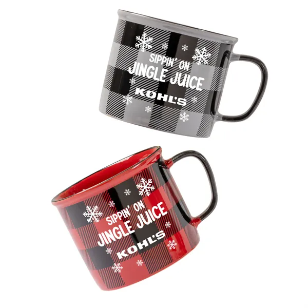 16oz Buffalo Check Mug - 16oz Buffalo Check Mug - Image 0 of 2