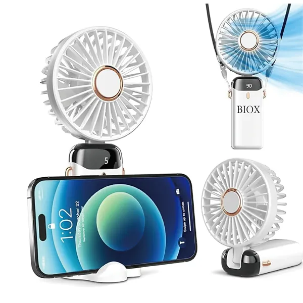 4200mAh Battery Operated Fan 5 Speeds&Digital Display - 4200mAh Battery Operated Fan 5 Speeds&Digital Display - Image 0 of 5