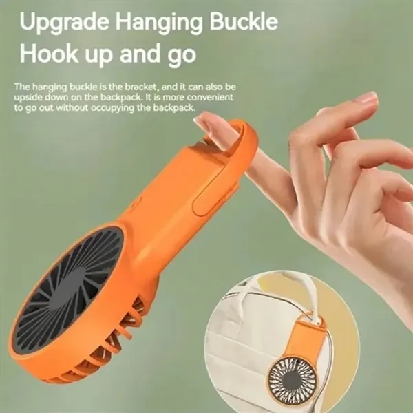 Portable Mini USB Fan with Hook - Portable Mini USB Fan with Hook - Image 3 of 3