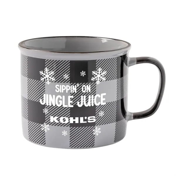 Custom 16oz Buffalo Check Mug