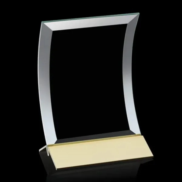 Custom Dominga Award - Jade/Gold