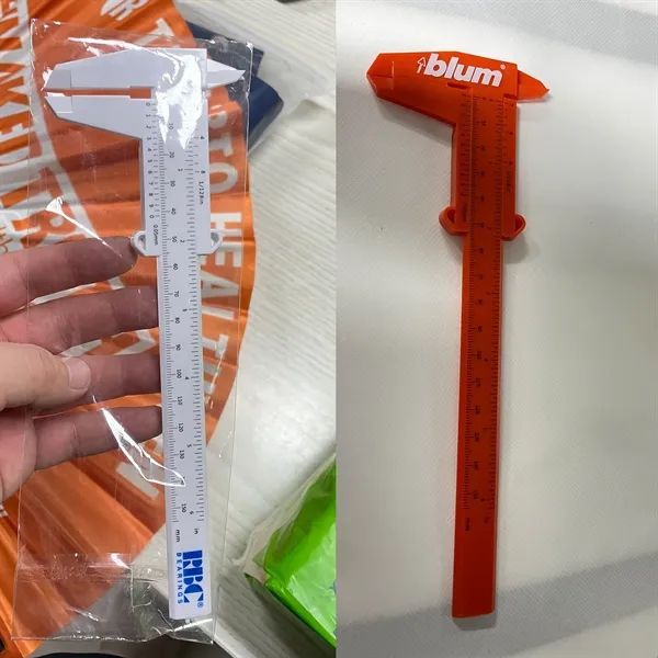 Mini Plastic Caliper Double Vernier Scale - Mini Plastic Caliper Double Vernier Scale - Image 3 of 3