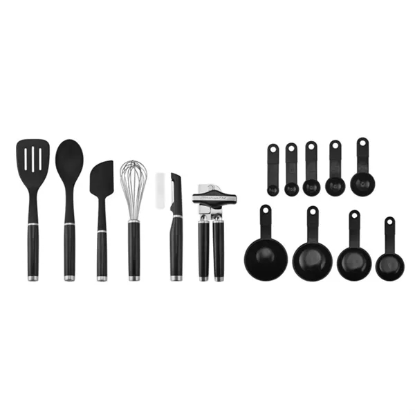 Kitchen Aid - Classic Tool and Gadget Set - 15 Piece Black - Kitchen Aid - Classic Tool and Gadget Set - 15 Piece Black - Image 0 of 5