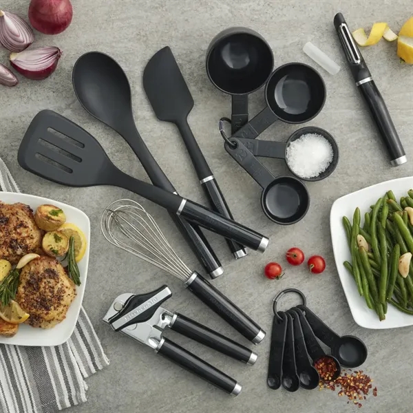 Kitchen Aid - Classic Tool and Gadget Set - 15 Piece Black - Kitchen Aid - Classic Tool and Gadget Set - 15 Piece Black - Image 4 of 5