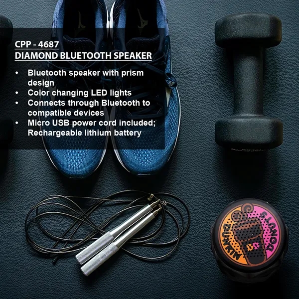 Diamond Bluetooth Speaker - Diamond Bluetooth Speaker - Image 8 of 9