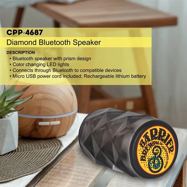 Diamond Bluetooth Speaker - Diamond Bluetooth Speaker - Image 9 of 9