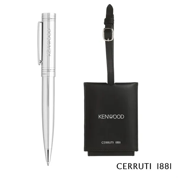 Cerruti 1881® Zoom Luggage Tag & Ballpoint Pen Gift Set - Cerruti 1881® Zoom Luggage Tag & Ballpoint Pen Gift Set - Image 0 of 1