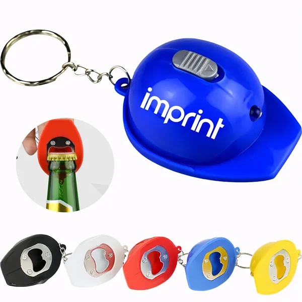 Safety Helmet Bottle Opener Keyring - Safety Helmet Bottle Opener Keyring - Image 0 of 10