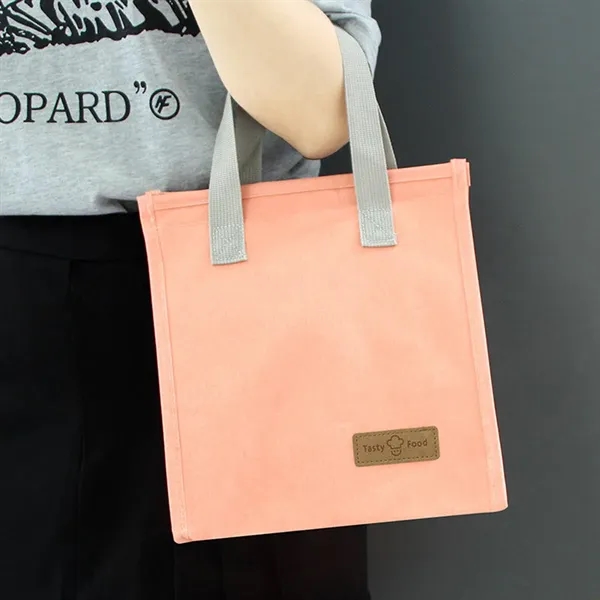 Reusable Leakproof Insulated Lunch Bag With Handle - Reusable Leakproof Insulated Lunch Bag With Handle - Image 4 of 4