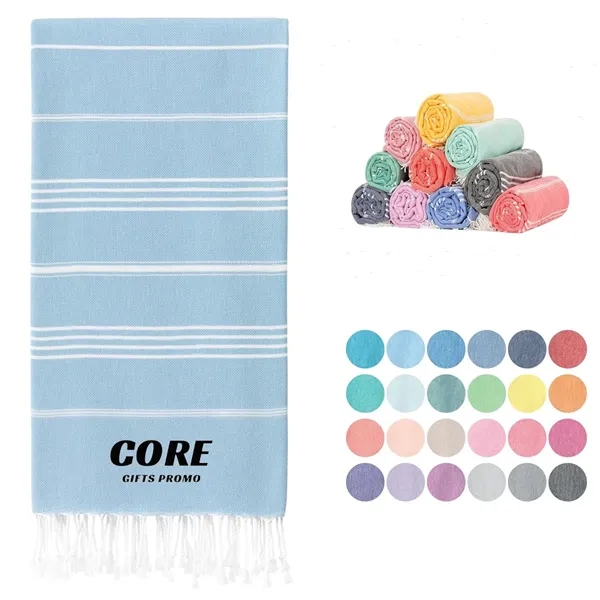 Turkish Cotton Beach Towel - Turkish Cotton Beach Towel - Image 0 of 4