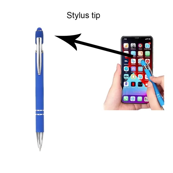 2-in-1 Stylus With Retractable Metal Ballpoint Pens 0.5 Mm - 2-in-1 Stylus With Retractable Metal Ballpoint Pens 0.5 Mm - Image 1 of 4