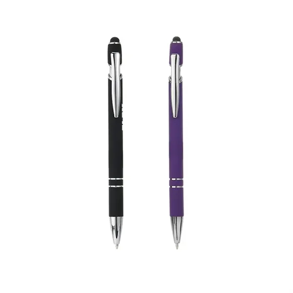 2-in-1 Stylus With Retractable Metal Ballpoint Pens 0.5 Mm - 2-in-1 Stylus With Retractable Metal Ballpoint Pens 0.5 Mm - Image 2 of 4