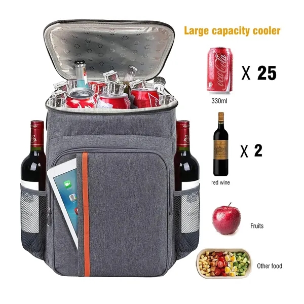 Insulated Cooler Backpack 25/30 Cans - Insulated Cooler Backpack 25/30 Cans - Image 4 of 4