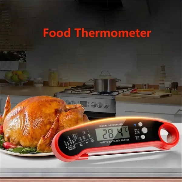 Foldable Waterproof Digital Instant Read Meat Thermometer - Foldable Waterproof Digital Instant Read Meat Thermometer - Image 4 of 5