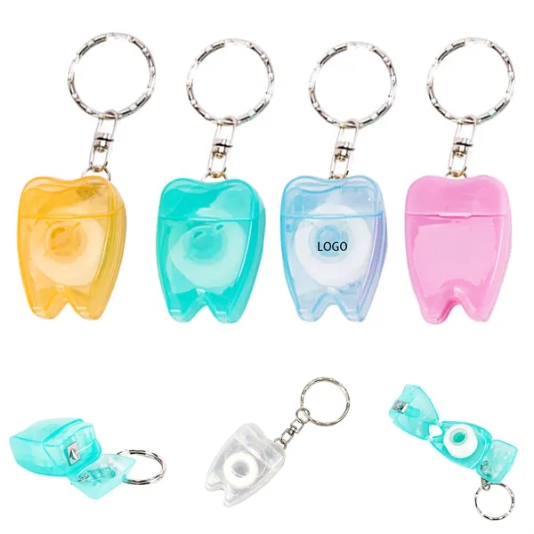 Dental Floss Key Chain - Dental Floss Key Chain - Image 0 of 4