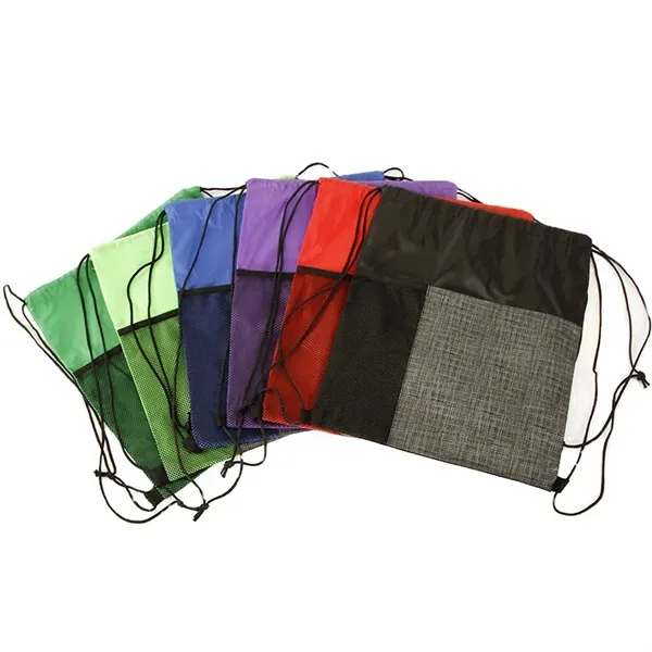 Etched Pocket Drawstring Sportpack - Etched Pocket Drawstring Sportpack - Image 1 of 7