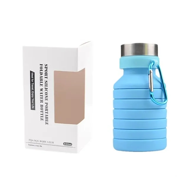 Collapsible Water Bottle For Traveling 17.6 Oz - Collapsible Water Bottle For Traveling 17.6 Oz - Image 1 of 1