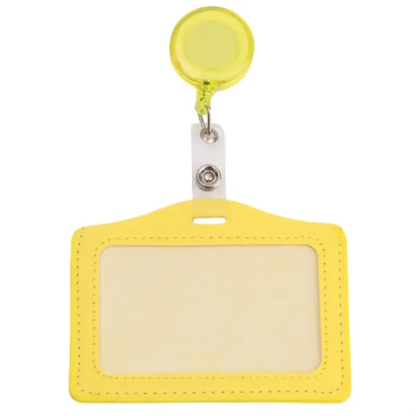 Business ID Card Badge Holder with Retractable Clip - Business ID Card Badge Holder with Retractable Clip - Image 7 of 7