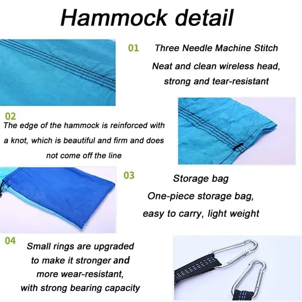 Soft Backpacking Hammock With Straps - Soft Backpacking Hammock With Straps - Image 3 of 5