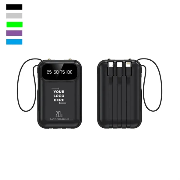 10000mAh 20W Fast Charging Mini Power Bank - 10000mAh 20W Fast Charging Mini Power Bank - Image 0 of 4