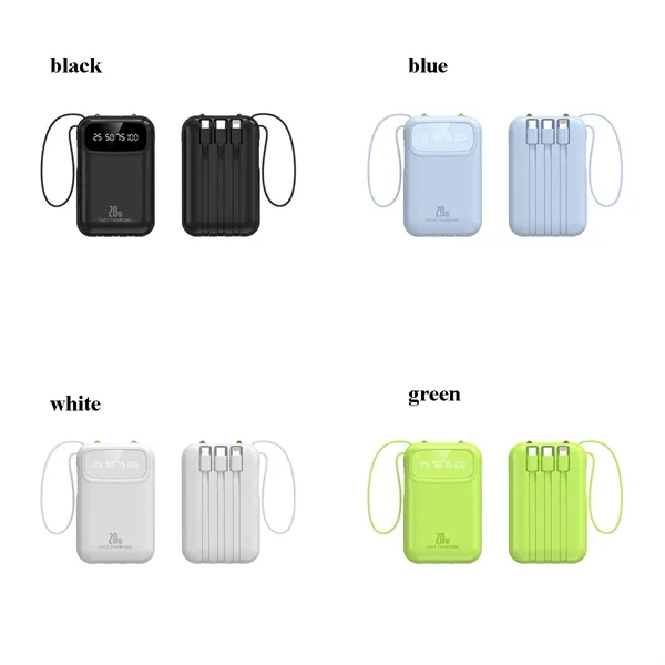 10000mAh 20W Fast Charging Mini Power Bank - 10000mAh 20W Fast Charging Mini Power Bank - Image 1 of 4
