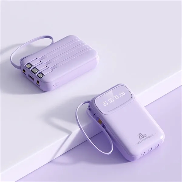 10000mAh 20W Fast Charging Mini Power Bank - 10000mAh 20W Fast Charging Mini Power Bank - Image 2 of 4